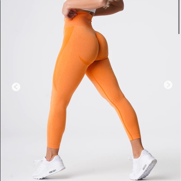 NVGTN Other - NVGTN Sunset Orange Seamless Contour Leggings
